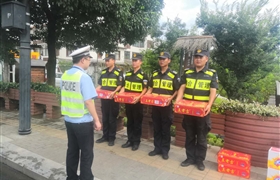 高温送凉暖人意 领导慰问受激励——甲方领导对浙江民泰驻径山项目队员进行高温慰问